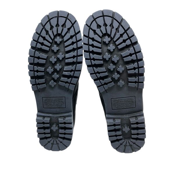 Polo Ralph Lauren Boots Mens 7 Black‎ Leather Ranger Lug Sole Rugged Buckle main image 14